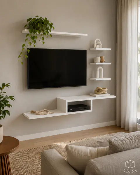 Kit com 4 Prateleiras para TV em MDF — vista 4