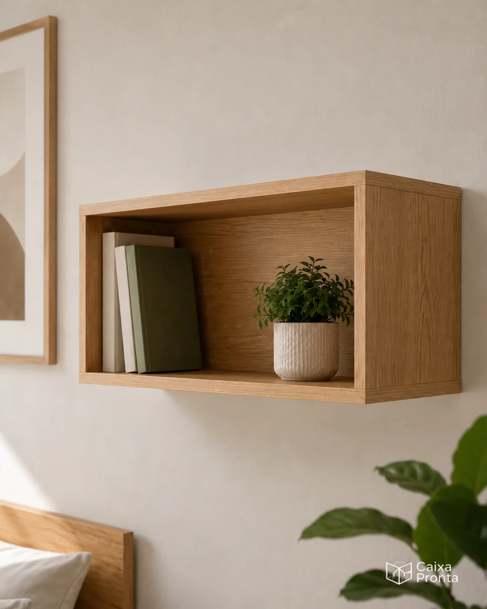 Kit com 3 Nichos para Parede em MDF — vista principal