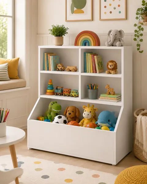 Organizador Infantil com 5 Nichos em MDF — vista 3