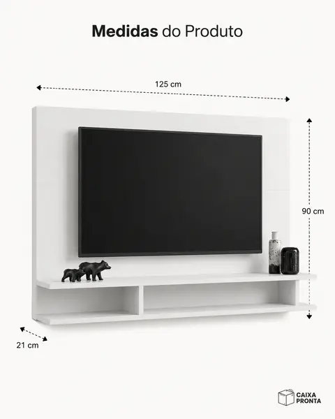 Painel para TV de até 50 Polegadas em MDF — vista 2