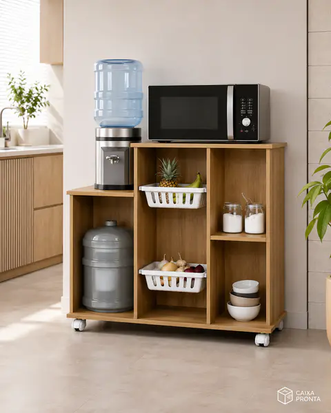 Fruteira Multiuso para Cozinha em MDF — vista 4