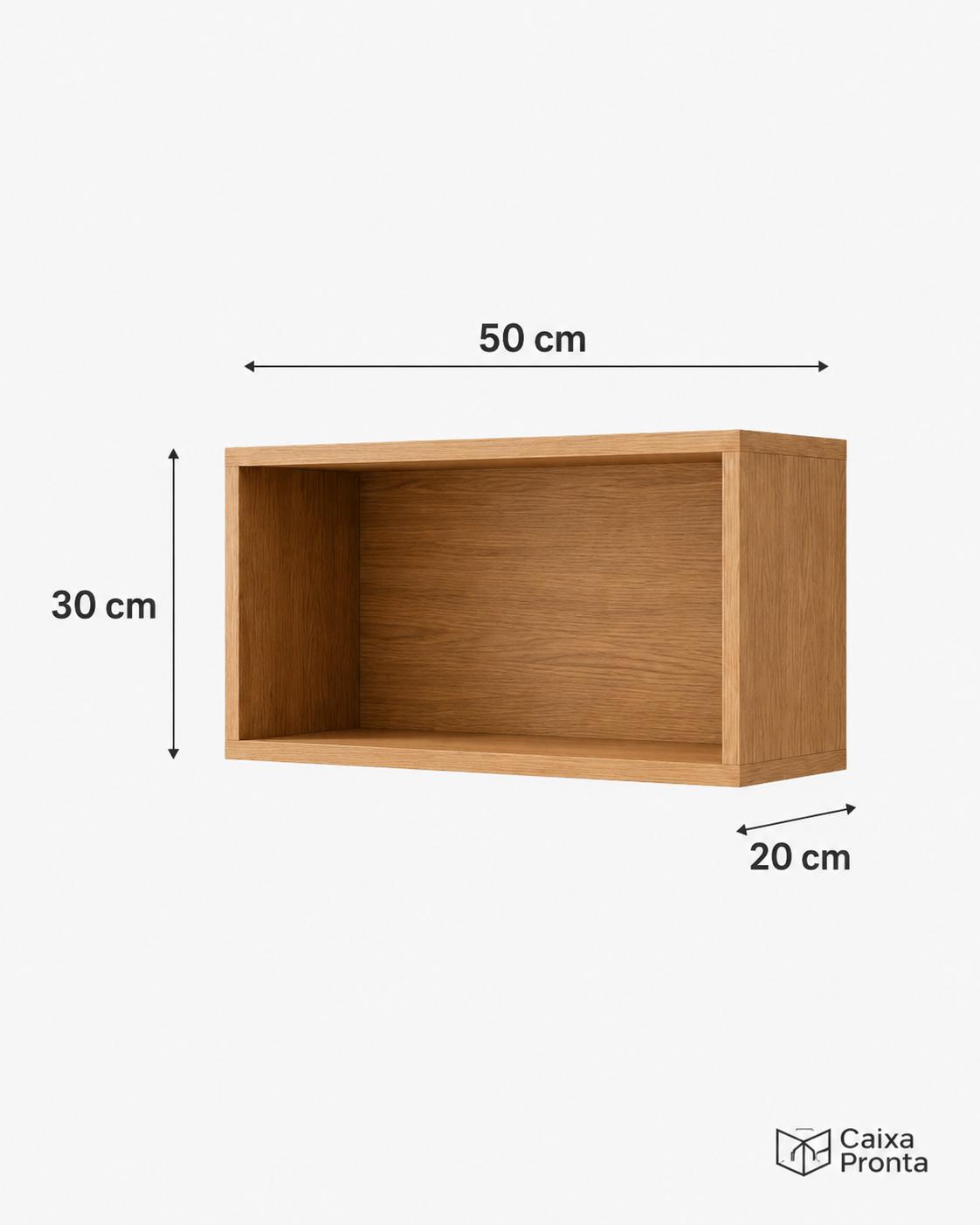 Kit 03 Nichos MDF Sala Quarto Decoracao Cozinha Banheiro em MDF — vista 2