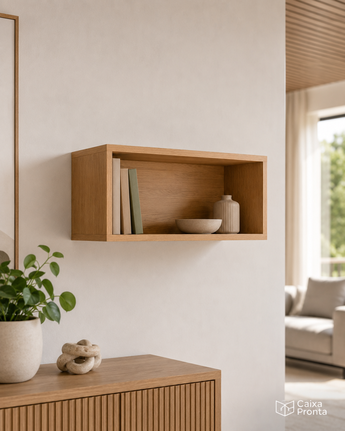Kit 03 Nichos MDF Sala Quarto Decoracao Cozinha Banheiro em MDF — vista 3