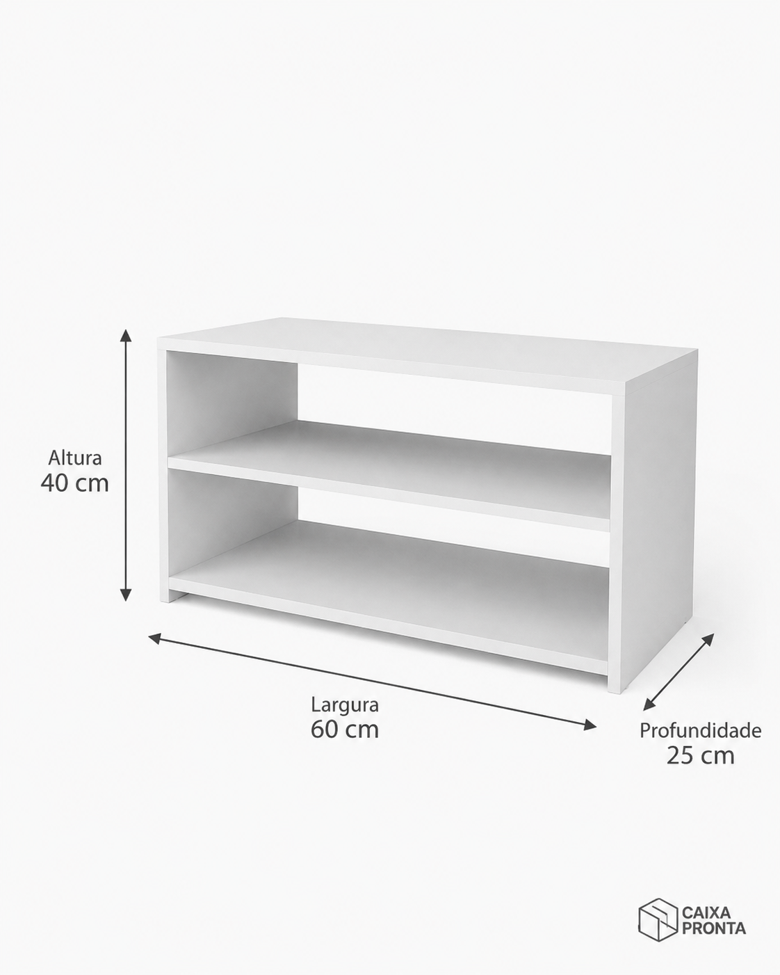 Sapateira Porta de Sala, Quarto e Banheiro MDF em MDF — vista 2