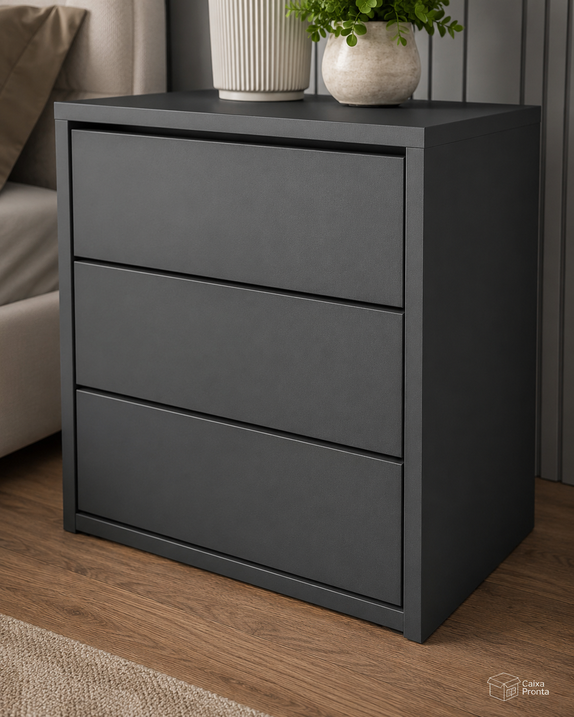 MESA DE CABECEIRA em MDF — vista 2