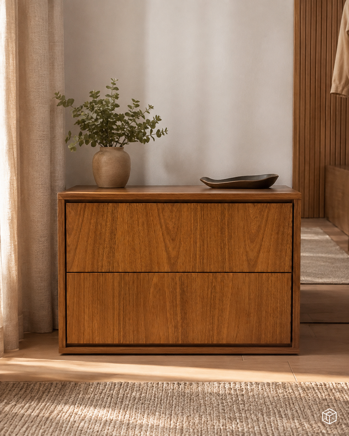 MESA DE CABECEIRA em MDF — vista 2