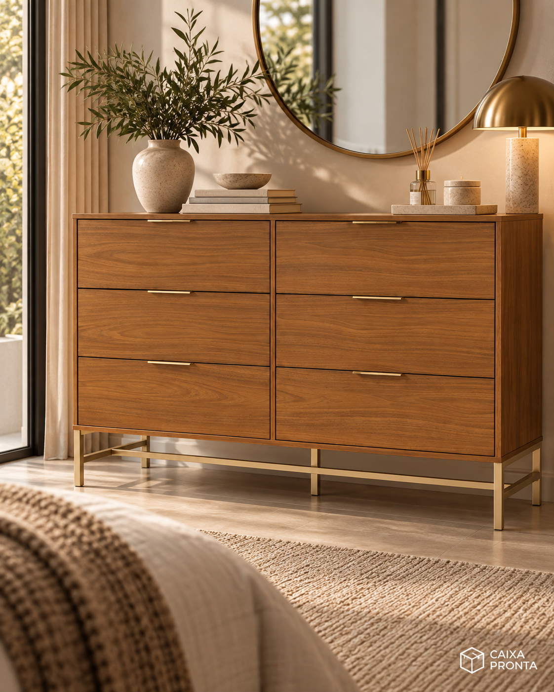 Cômoda para Quarto em MDF — vista 3